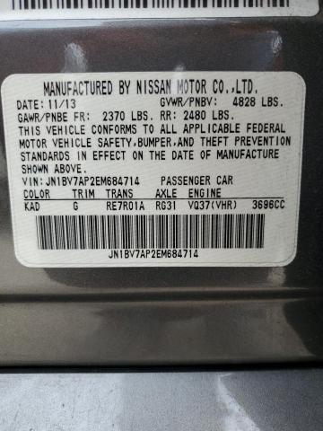 JN1BV7AP2EM684714 Infiniti Q50 BASE