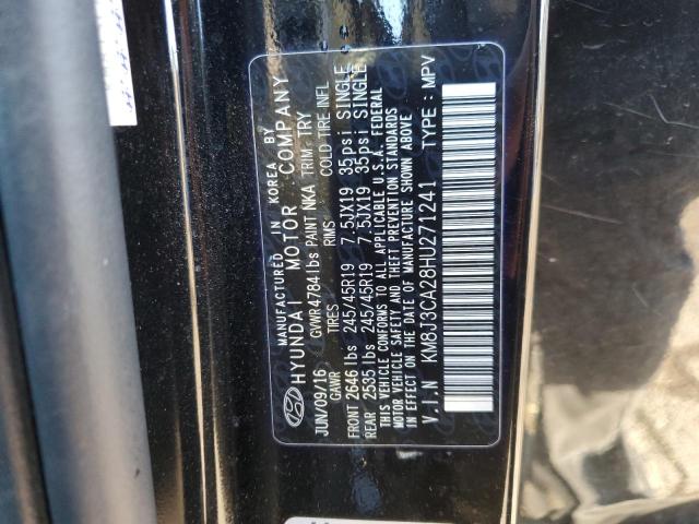 KM8J3CA28HU271241 Hyundai Tucson Limited