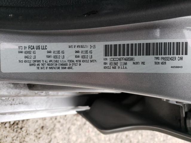 1C3CCCAB7FN685801 Chrysler 200 Limited