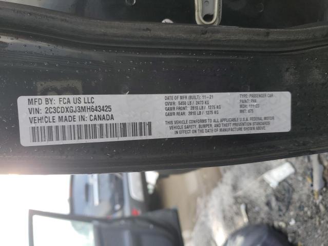 2C3CDXGJ3MH643425 Dodge Charger Scat Pack