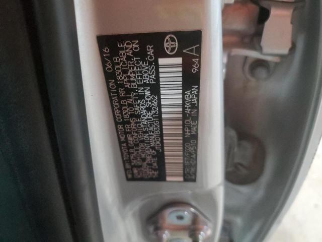 JTDKDTB32G1132462 Toyota PRIUS C