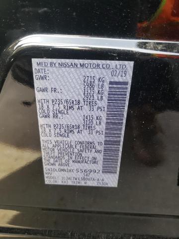 5N1DL0MN1KC556992 Infiniti QX60 LUXE