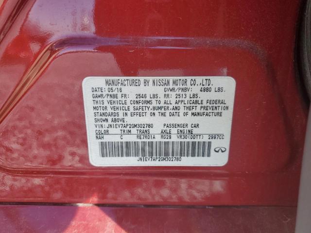 JN1EV7AP2GM302780 Infiniti Q50 Premium