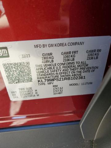 KL79MPS21RB102361 Chevrolet TRAILBLAZE