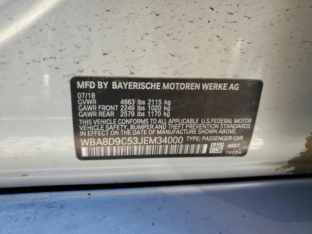 WBA8D9C53JEM34000 BMW 330 XI