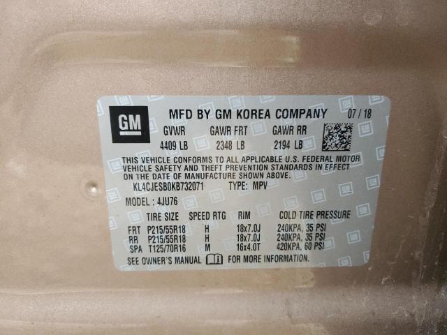 KL4CJESB0KB732071 Buick Encore Preferred