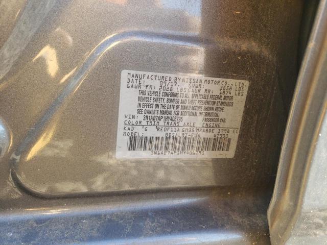 Nissan SENTRA S 2017 3N1AB7AP1HY406795 Image 12