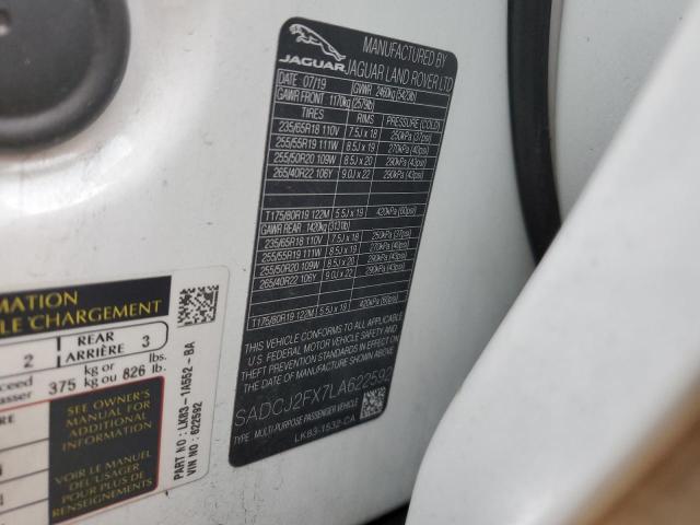 SADCJ2FX7LA622592 Jaguar F-pace Premium