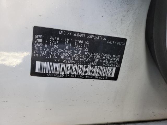 4S3BWAE62L3032655 Subaru Legacy Premium