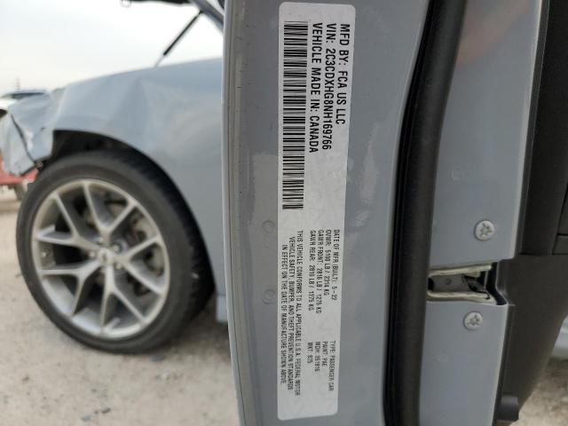 2C3CDXHG8NH169766 Dodge CHARGER GT