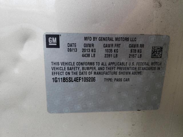 1G11B5SL4EF109206 Chevrolet MALIBU LS