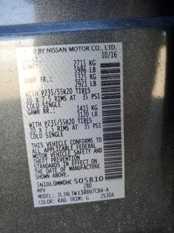 5N1DL0MM0HC505810 Infiniti QX60