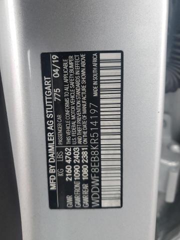 WDDWF8EB8KR514197 Mercedes-Benz C 300 4matic
