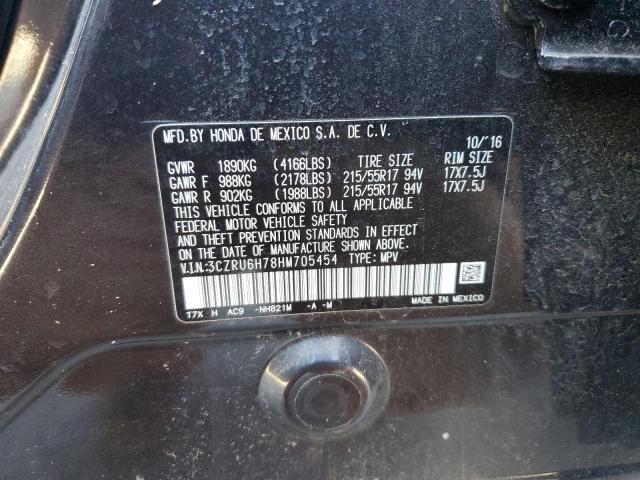 3CZRU6H78HM705454 Honda Hr-v Exl