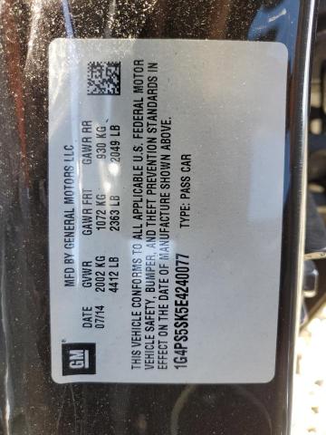 1G4PS5SK5E4240077 Buick Verano