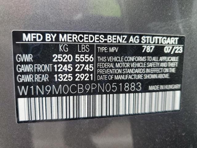 W1N9M0CB9PN051883 Mercedes-Benz Eqb 250+