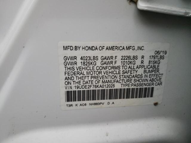 19UDE2F76KA012025 Acura Ilx Premium