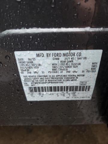 2FMPK4AP3PBA60192 Ford EDGE ST