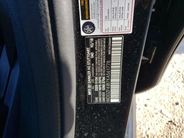 WDDZF4JB7KA561778 Mercedes-Benz E 300