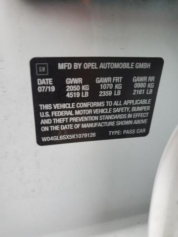 W04GL6SX5K1079126 Buick Regal Preferred