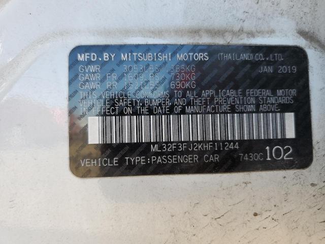 ML32F3FJ2KHF11244 Mitsubishi Mirage G4 Es