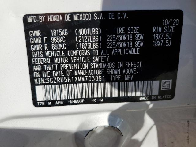 3CZRU5H1XMM703091 Honda HR-V SPORT