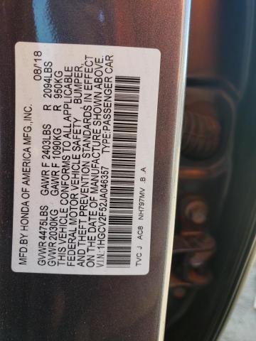1HGCV2F52JA046357 Honda ACCORD EXL