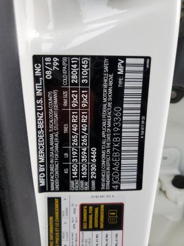 4JGDA6EB7KB193360 Mercedes-Benz Gle 43 Amg