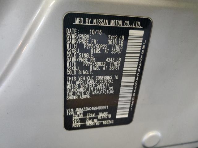 JN8AZ2NC4G9400971 Infiniti QX80