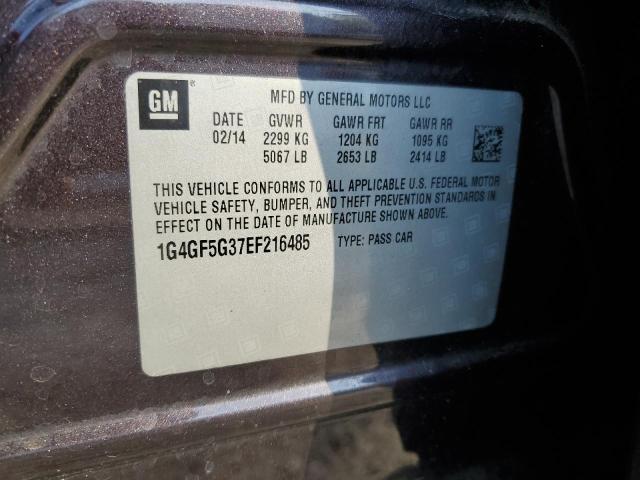 1G4GF5G37EF216485 Buick Lacrosse Touring