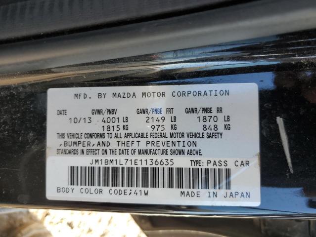 JM1BM1L71E1136635 Mazda 3 TOURING