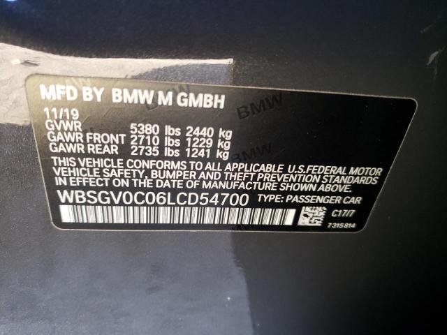 WBSGV0C06LCD54700 BMW M8
