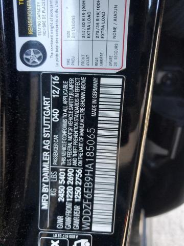 WDDZF6EB9HA185065 Mercedes-Benz E 43 4matic Amg