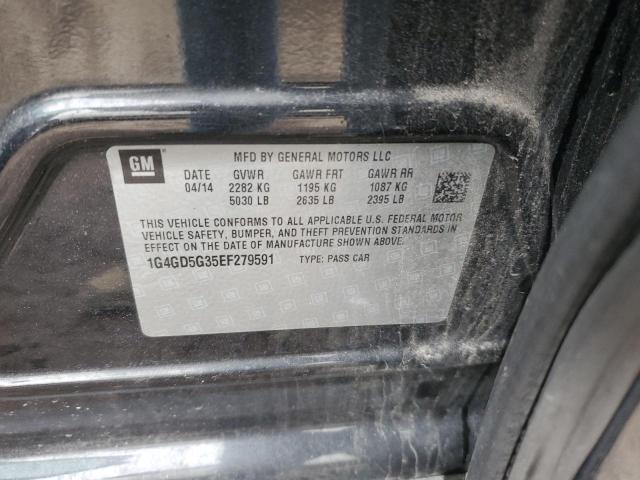 1G4GD5G35EF279591 Buick Lacrosse Premium