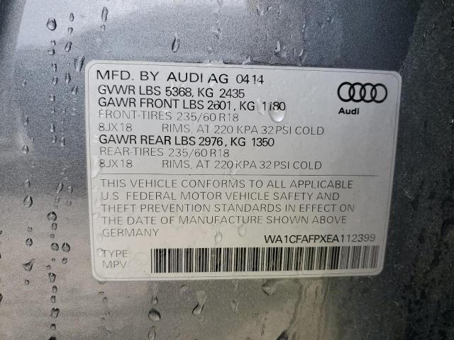WA1CFAFPXEA112399 Audi Q5 PREMIUM