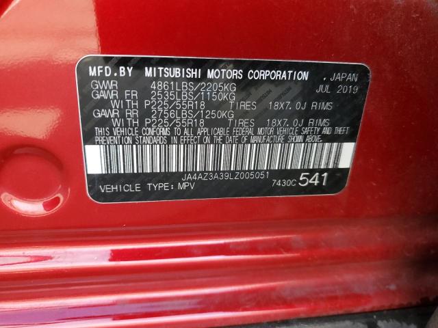 JA4AZ3A39LZ005051 Mitsubishi Outlander Se