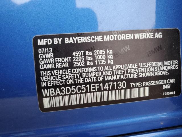 WBA3D5C51EF147130 BMW 328 D Xdrive