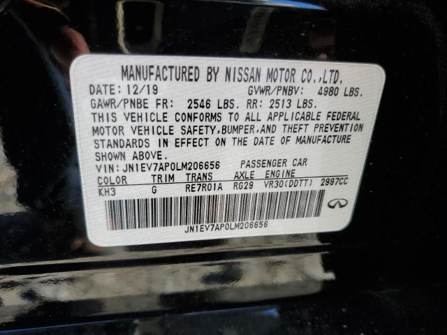 JN1EV7AP0LM206656 Infiniti Q50 PURE