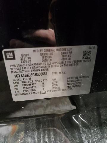 1GYS4BKJ6GR368682 Cadillac Escalade Luxury