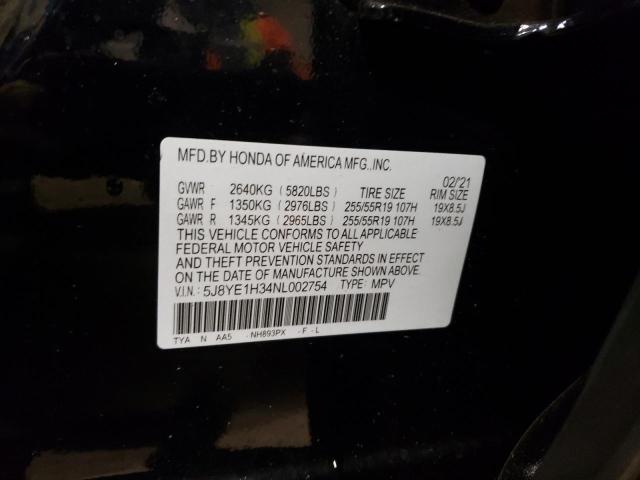 5J8YE1H34NL002754 Acura MDX