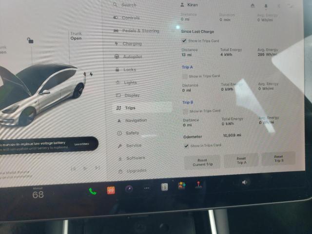 5YJ3E1EA8LF706614 Tesla MODEL 3