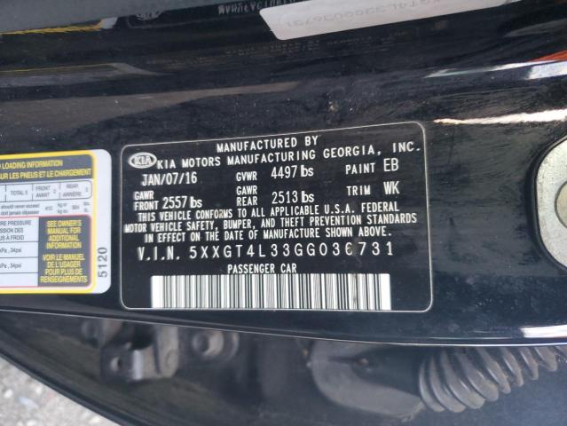 5XXGT4L33GG036731 KIA Optima Lx