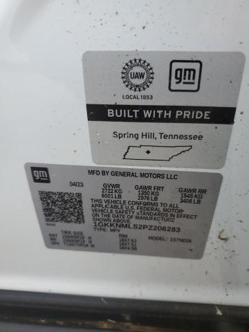 1GKKNMLS2PZ206283 GMC ACADIA SLT