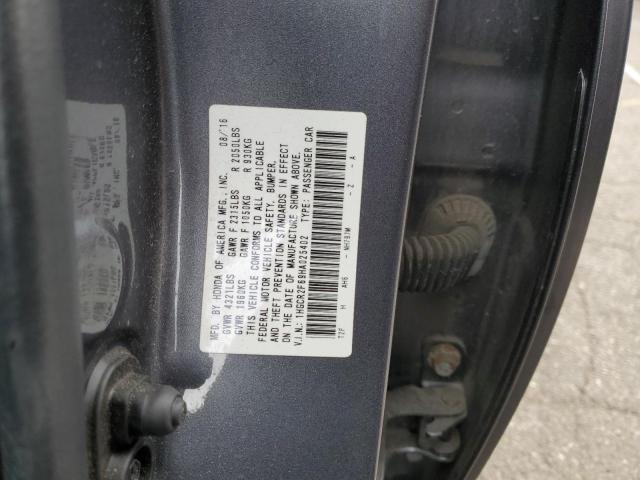 1HGCR2F69HA025402 Honda Accord Sport