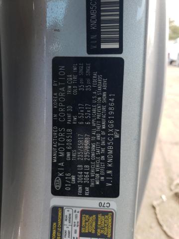 KNDMB5C1XG6198641 KIA SEDONA LX