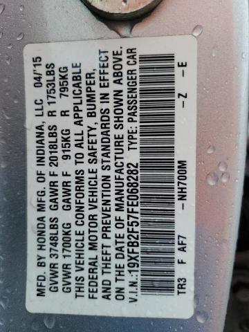 19XFB2F57FE068282 Honda Civic Lx