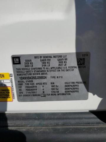 1GKKVSKD5EJ299934 GMC Acadia Slt-2