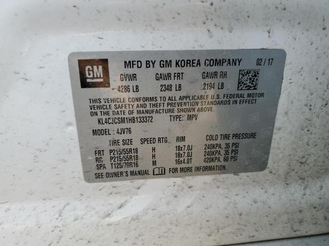 KL4CJCSM1HB133372 Buick Encore Essence