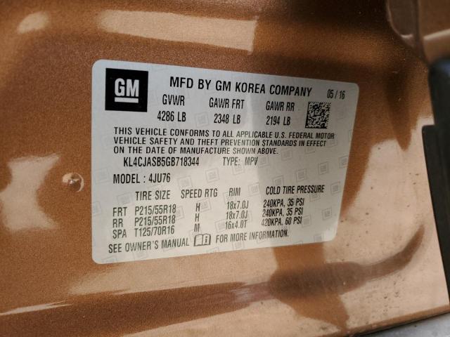 KL4CJASB5GB718344 Buick Encore