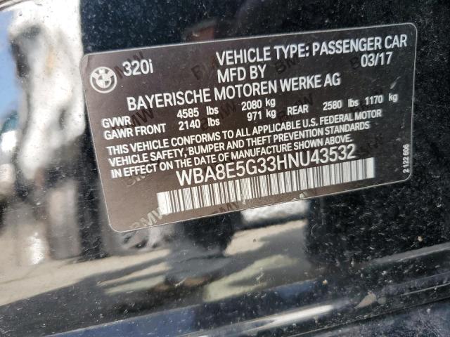 WBA8E5G33HNU43532 BMW 320 XI